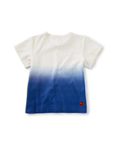 Tea Collection Butterfly Dip-Dye Graphic Tee - Chalk