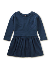 Tea Collection Pocket Play Dress - Whale Blue
