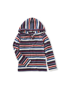 Tea Collection Happy Hoodie in Stripes