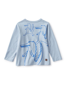 Tea Collection Stompin' Croc Baby Graphic Tee