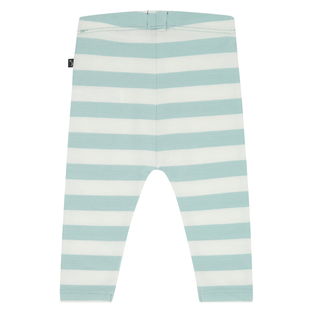 Babyface Baby Boy Striped Pant - Grey Mint