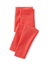 Tea Collection Solid Baby Leggings - Scarlet