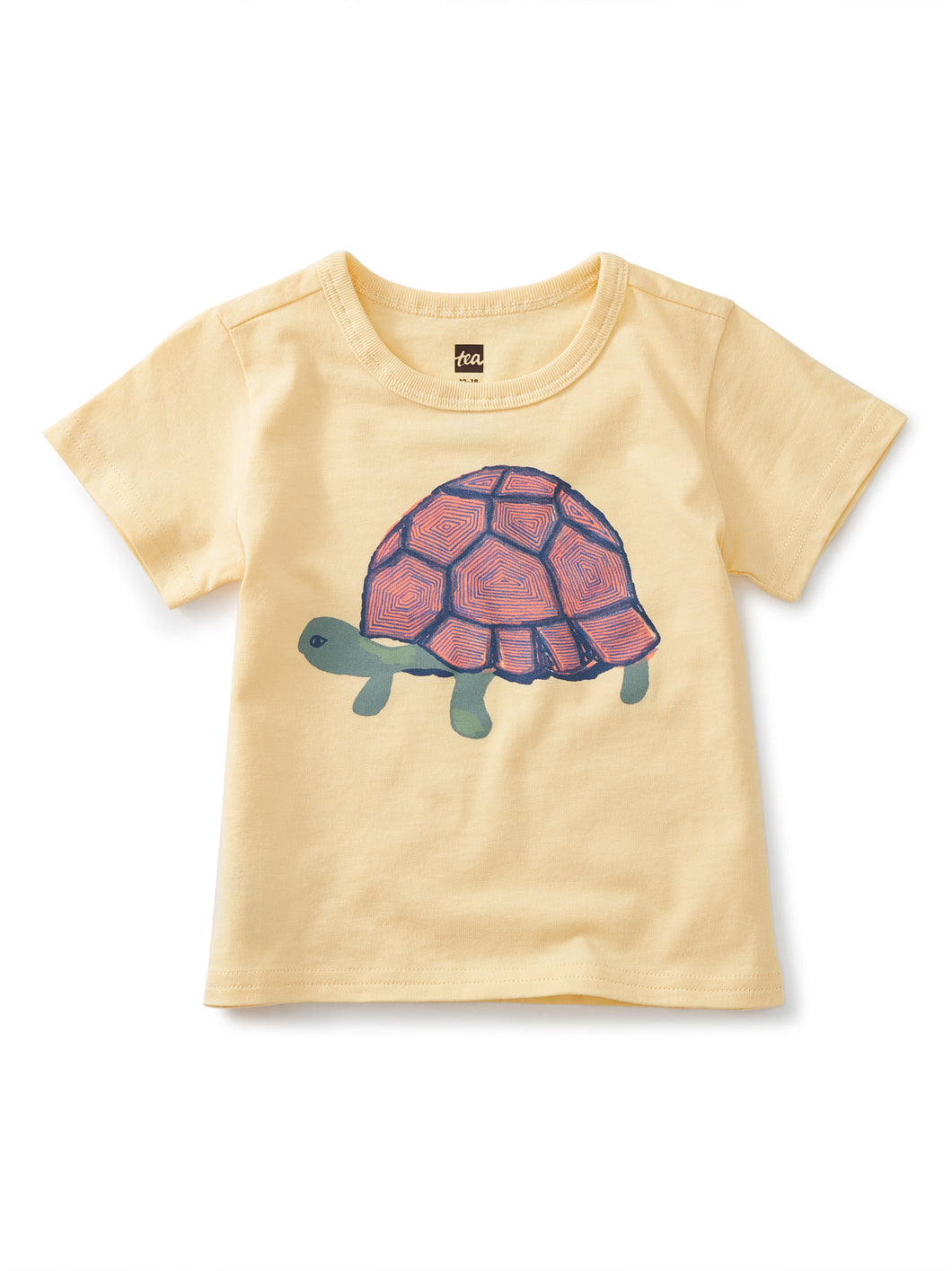 Tea Collection Island Turtle Baby Graphic Tee - Cornhusk