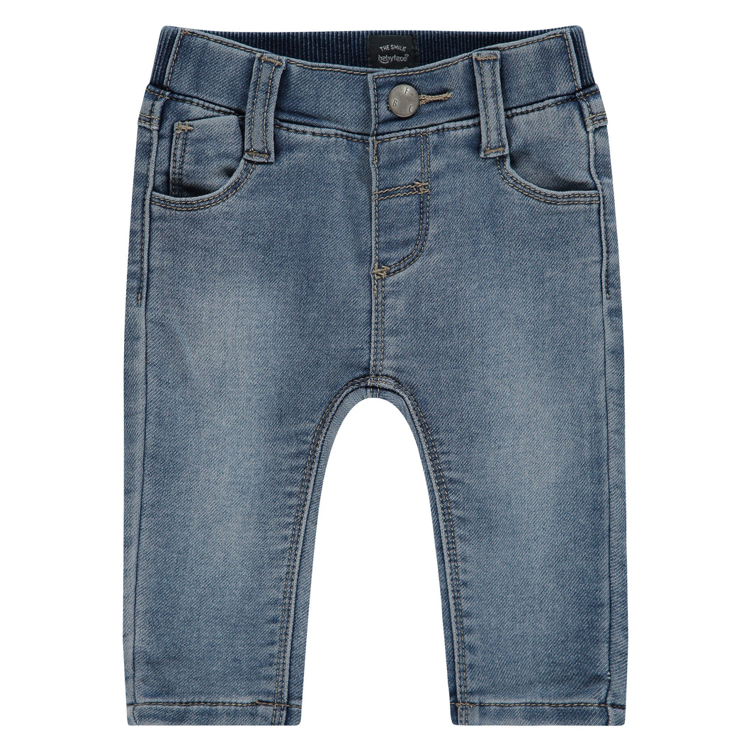 Babyface Baby Boys Jogg Denim - Mid Blue Denim