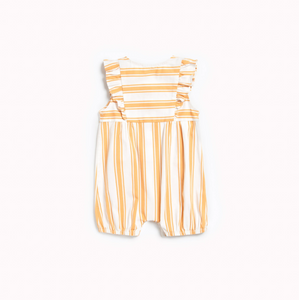 Petit Lem "Sunset Stripes" Lightweight Twill Romper