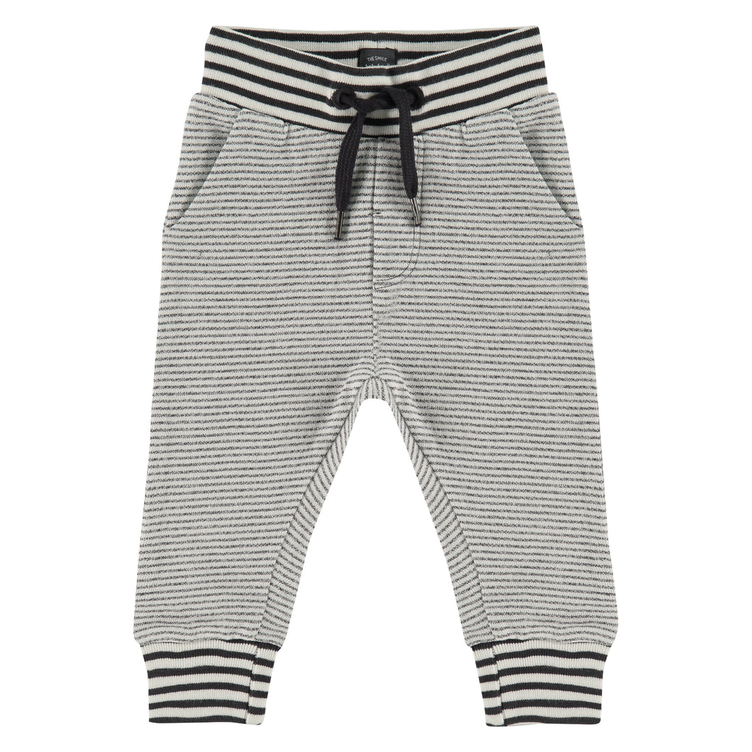 Babyface Boys Sweatpants - Charcoal Stripe