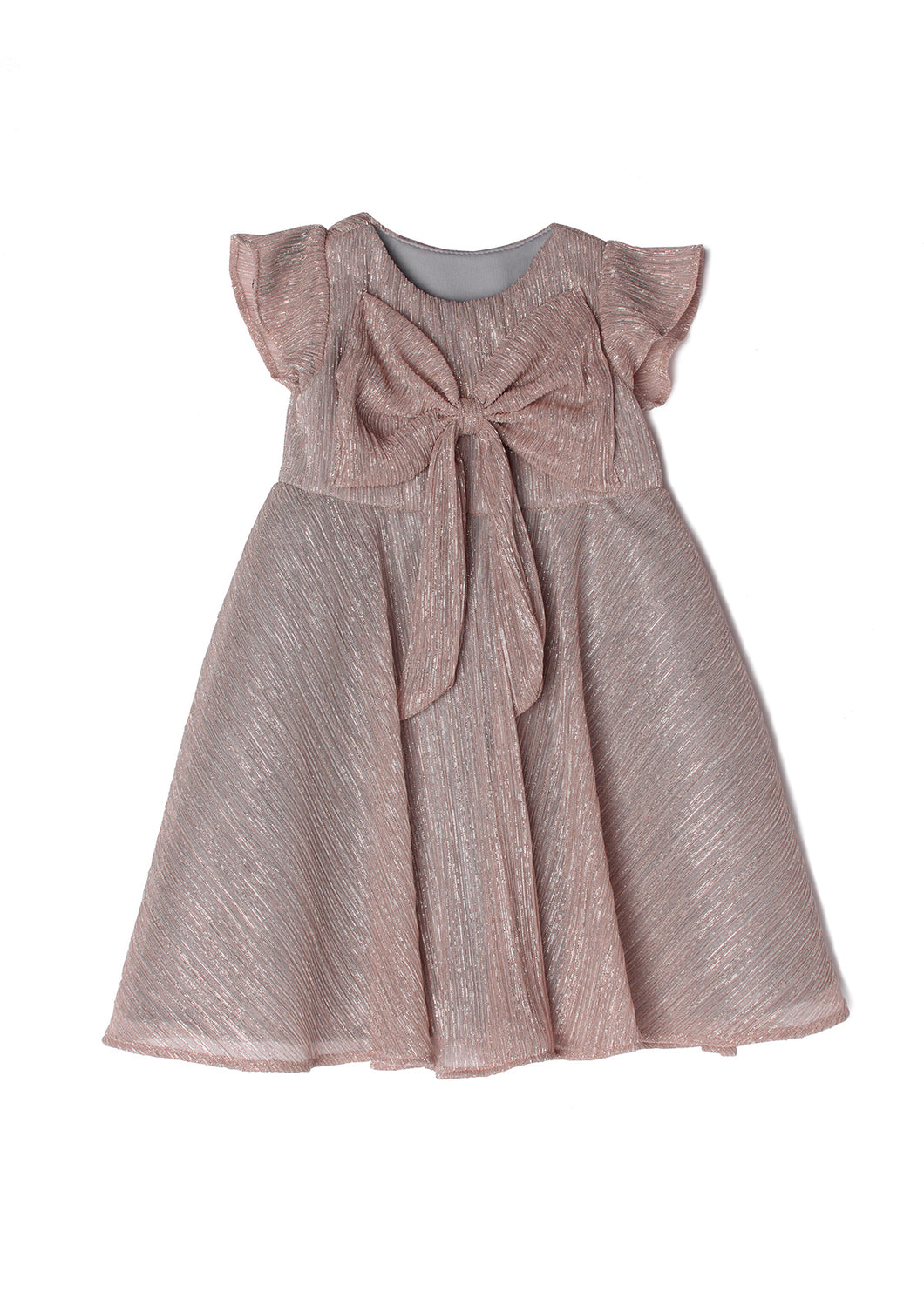 Isobella and Chloe Dazzling Darling Dress - Rose Gold - Bloom Kids Collection - Isobella and Chloe