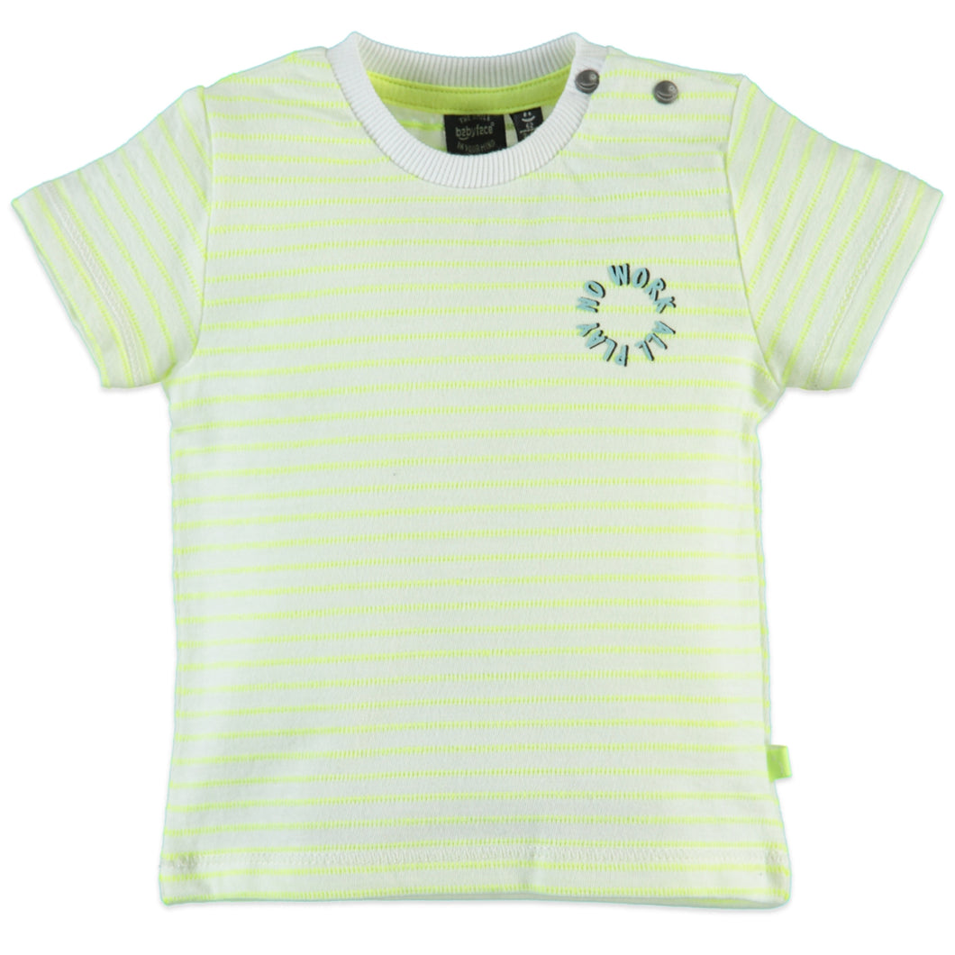 Babyface No Work All Play Tee - Neon Yellow - Bloom Kids Collection - Babyface