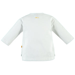 Babyface Girls Long Sleeve Safari Tee - Creme - Bloom Kids Collection - Babyface