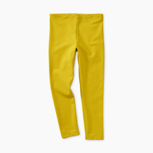 Tea Collection Solid Leggings - Goldenrod - Bloom Kids Collection - Tea Collection