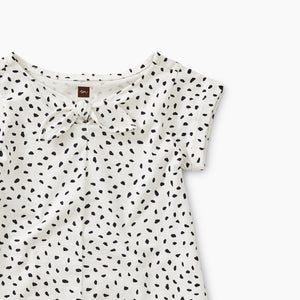 Tea Collection Printed Knoted Baby Top - Dragonfruit - Bloom Kids Collection - Tea Collection