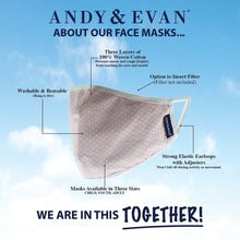 Andy & Evan 4 Pack Face Masks - 3 Layer with Filter Pocket - Boy Mix 2 (2T-7)