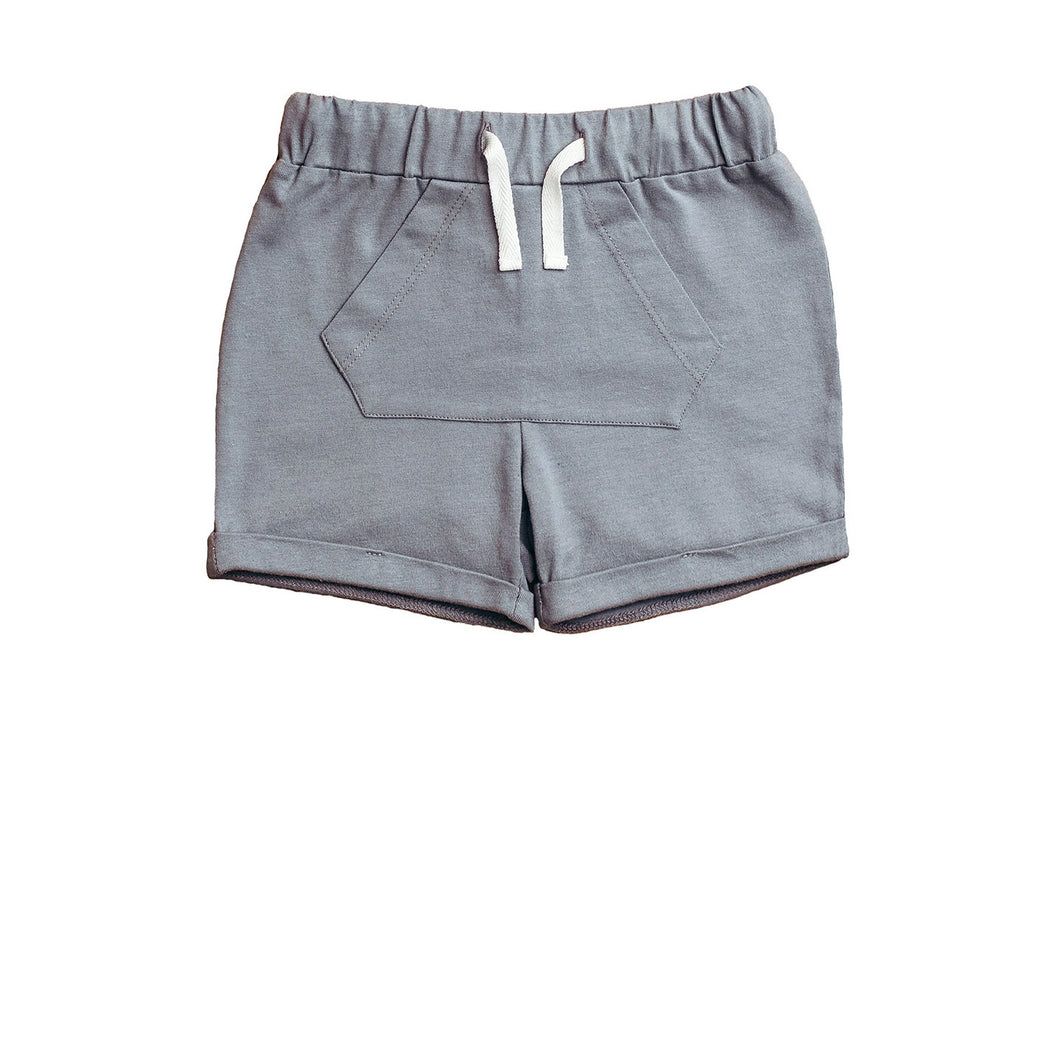 City Mouse Kangaroo Pocket Short - Slate