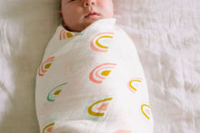 Loulou Lollipop Muslin Swaddle - Pastel Rainbow