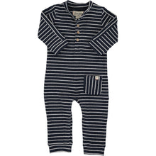 Me & Henry Ripley Jersey Romper - Navy