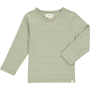 Me & Henry Alcoa Tee - Sage Stripe