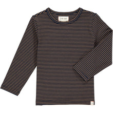 Me & Henry Alcoa Tee - Brown/Black Stripe