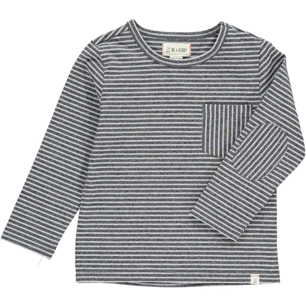 Me & Henry Cowan Tee - Black/White Stripe