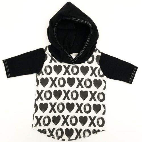 Made by Molly T-Shirt Hoodie - XOXO - Bloom Kids Collection - Made by Molly