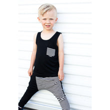 Moon + Beck Tank - Black - Bloom Kids Collection - Moon + Beck