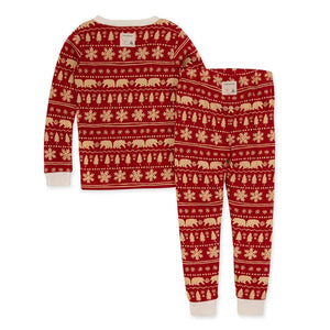 Burt's Bees Vintage Fair Isle Organic Holiday Pajamas