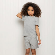 Petit Lem Heather Grey Boys Modal Rib T-shirt