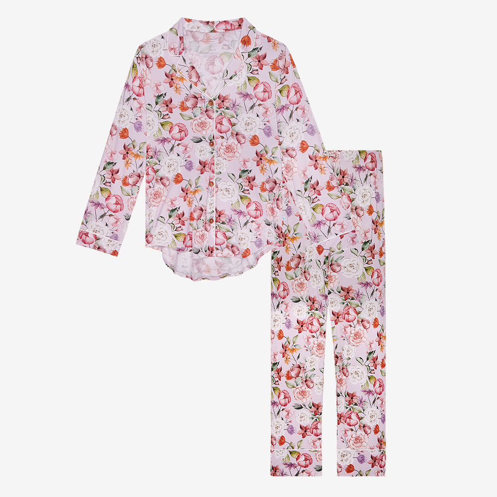 Posh Peanut Women Long Sleeve & Relaxed Long Pajama Pants - Pari