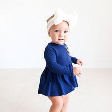 Posh Peanut Long Sleeve Henley Peplum Top & Bloomer Set - Owen