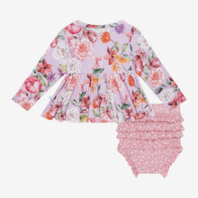 Posh Peanut Long Sleeve Henley Peplum Top & Bloomer Set - Pari