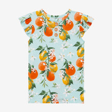 Posh Peanut Henley Ruffled Cap Sleeve Tshirt and Varsity Short Set - Mirabella