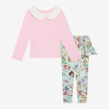 Posh Peanut Long Peterpan Collar T-Shirt & Skirted Legging - Faye
