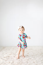 Posh Peanut Short Sleeve Twirl Skirt Bodysuit - Valerie