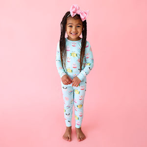 Posh Peanut Long Sleeve Basic Pajama - Donuts