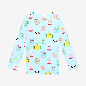 Posh Peanut Long Sleeve Basic Pajama - Donuts