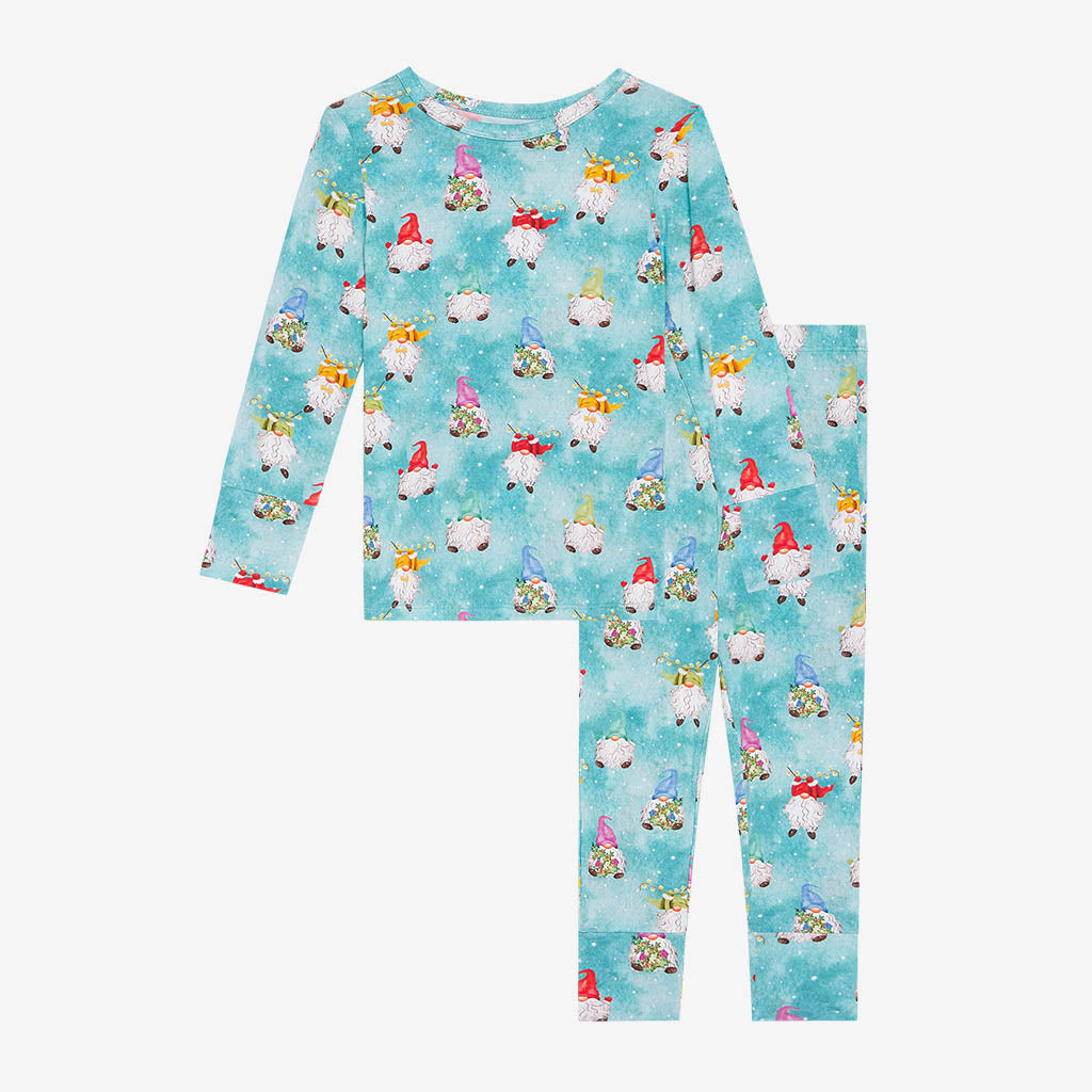 Posh Peanut Long Sleeve Basic Pajama - Gnomey