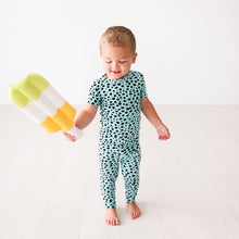 Posh Peanut Short Sleeve Basic Pajama - Pebbles