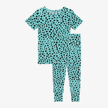 Posh Peanut Short Sleeve Basic Pajama - Pebbles