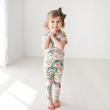 Posh Peanut Basic Short Sleeve Ruffled Loungewear - Harper