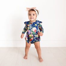 Posh Peanut Long Sleeve Ruffled Bubble Romper - Carmen