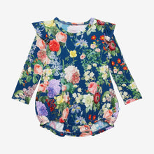 Posh Peanut Long Sleeve Ruffled Bubble Romper - Carmen