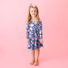 Posh Peanut Long Sleeve Basic Twirl Dress - Keisha