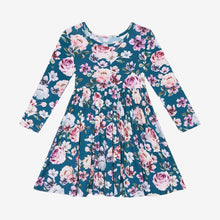 Posh Peanut Long Sleeve Basic Twirl Dress - Keisha