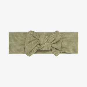 Posh Peanut Infant Headwrap - Olive Waffle