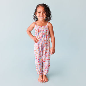 Posh Peanut Smocked Spaghetti Jumpsuit - Carissa