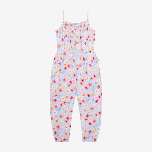 Posh Peanut Smocked Spaghetti Jumpsuit - Carissa