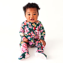 Posh Peanut Footie Ruffled Zippered One Piece - Arsine