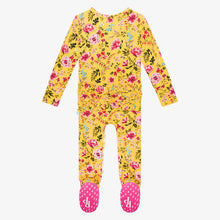 Posh Peanut Footie Ruffled Zippered One Piece - Kina