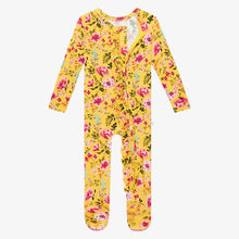 Posh Peanut Footie Ruffled Zippered One Piece - Kina