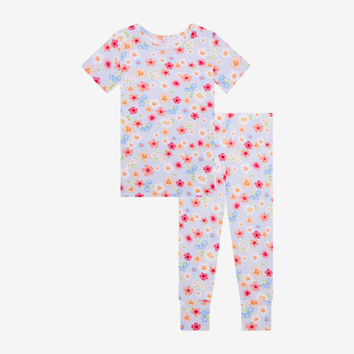 Posh Peanut Short Sleeve Basic Pajama - Carissa