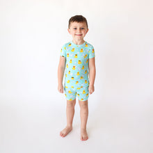 Posh Peanut Basic Short Sleeve & Short Length Pajama - Ducky
